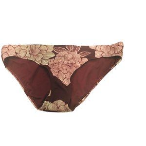All In Motion Women's Sz Medium 8-10 Medium Coverage Bikini Swim Bottom Burgundy